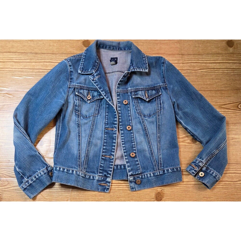 Gap Jeans Denim Jacket light wash vintage wash